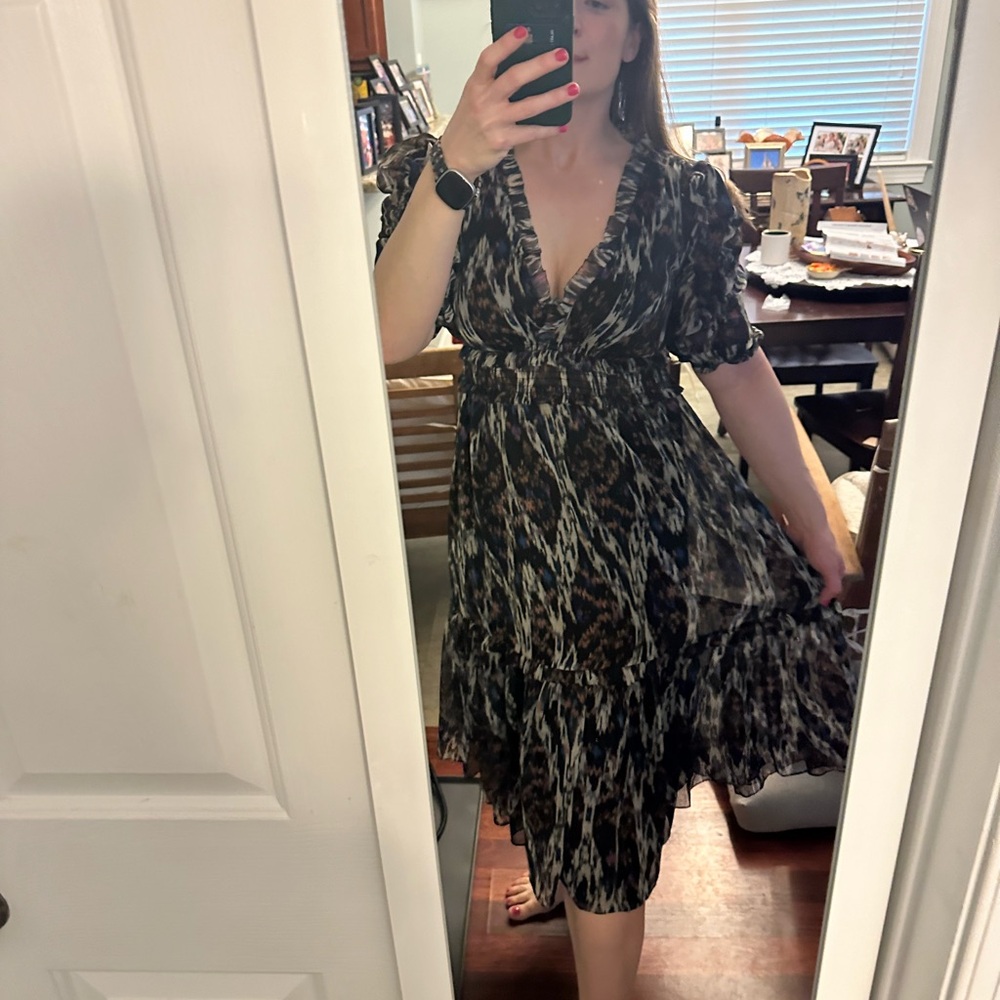 Olivaceuous dress from Fabrik